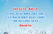 Công thức tính công suất điện tiêu thụ, điện năng tiêu thụ...